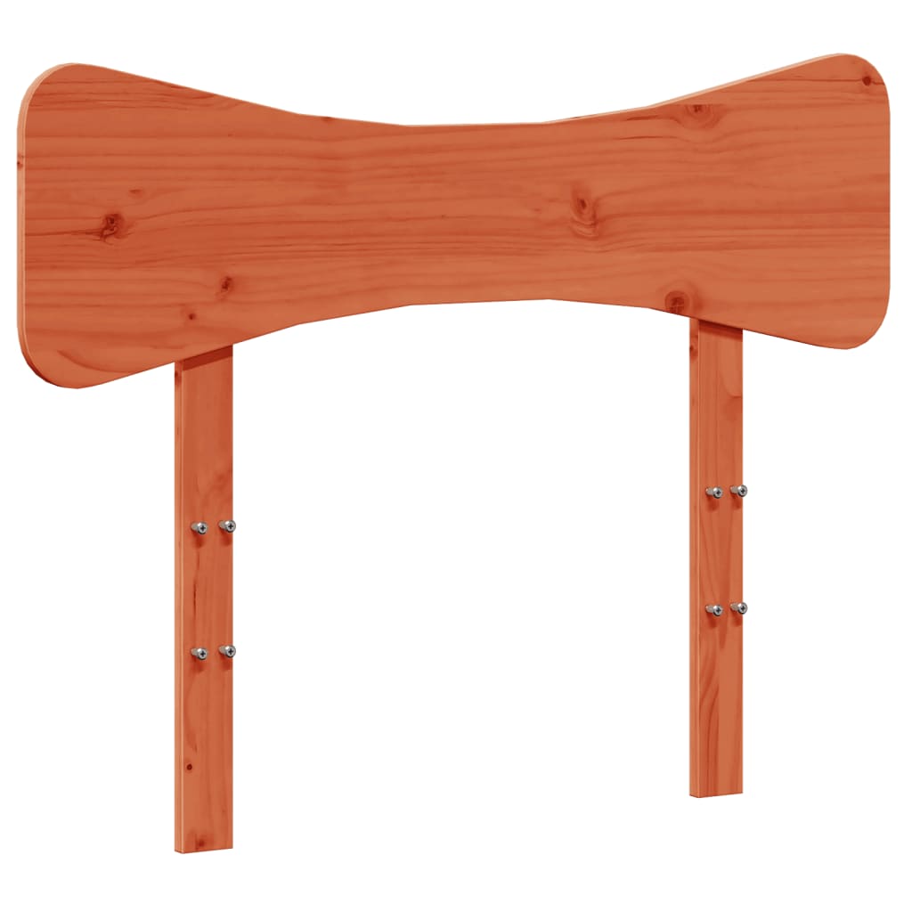 vidaXL Tăblie de pat, maro ceruit, 75 cm, lemn masiv de pin vidaXL Tăblie de pat, maro ceruit, 75 cm, lemn masiv de pin