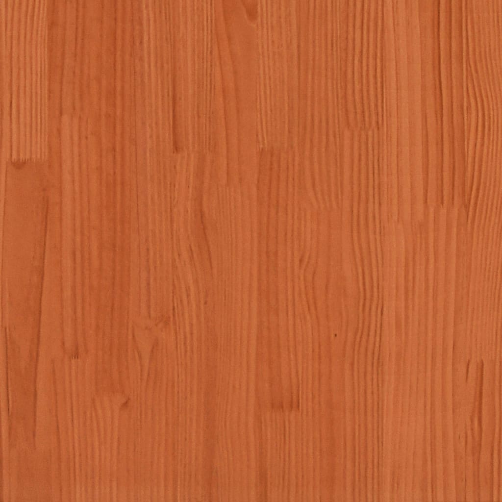 vidaXL Cadru de pat fără saltea, maro ceruit 140x200 cm lemn masiv pin vidaXL Cadru de pat fără saltea, maro ceruit 140x200 cm lemn masiv pin