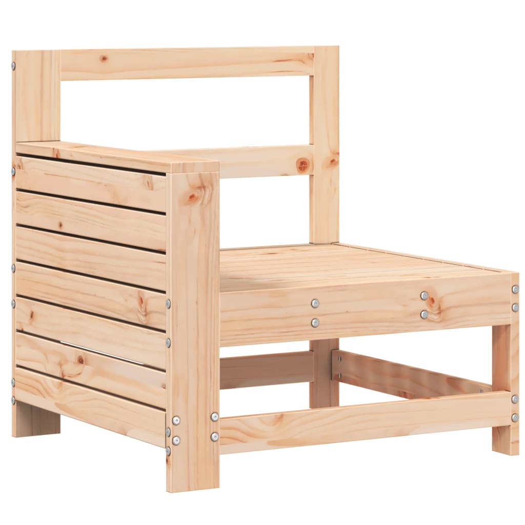 vidaXL Canapea cu cotieră de grădină, 69x62x70,5 cm, lemn masiv pin vidaXL Canapea cu cotieră de grădină, 69x62x70,5 cm, lemn masiv pin