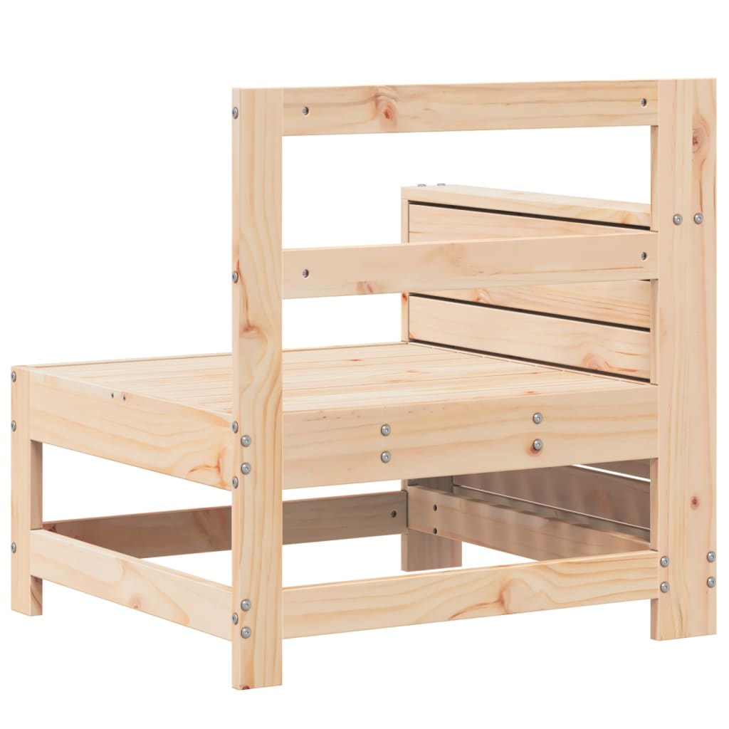 vidaXL Canapea cu cotieră de grădină, 69x62x70,5 cm, lemn masiv pin vidaXL Canapea cu cotieră de grădină, 69x62x70,5 cm, lemn masiv pin