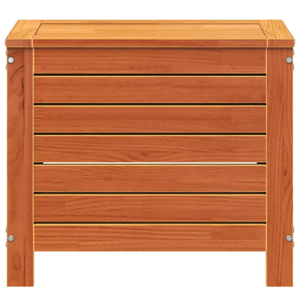 vidaXL Taburet de grădină, maro ceruit, 62x31,5x52 cm, lemn masiv pin vidaXL Taburet de grădină, maro ceruit, 62x31,5x52 cm, lemn masiv pin