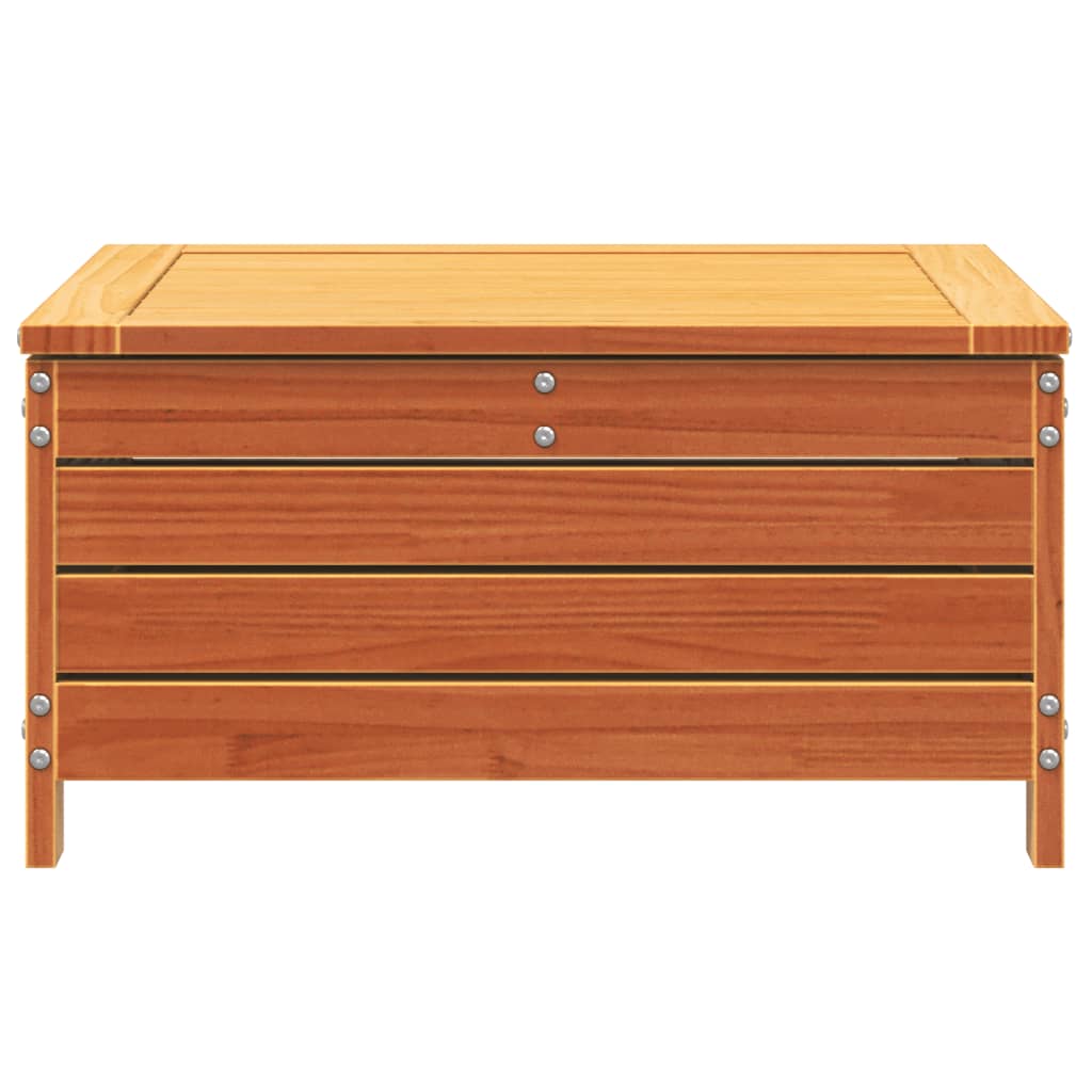 vidaXL Taburet de grădină, maro ceruit, 62x63,5x32 cm, lemn masiv pin vidaXL Taburet de grădină, maro ceruit, 62x63,5x32 cm, lemn masiv pin