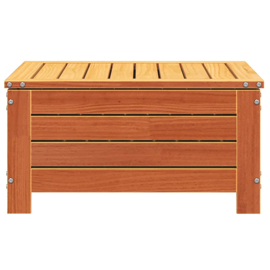 vidaXL Taburet de grădină, maro ceruit, 62x63,5x32 cm, lemn masiv pin vidaXL Taburet de grădină, maro ceruit, 62x63,5x32 cm, lemn masiv pin