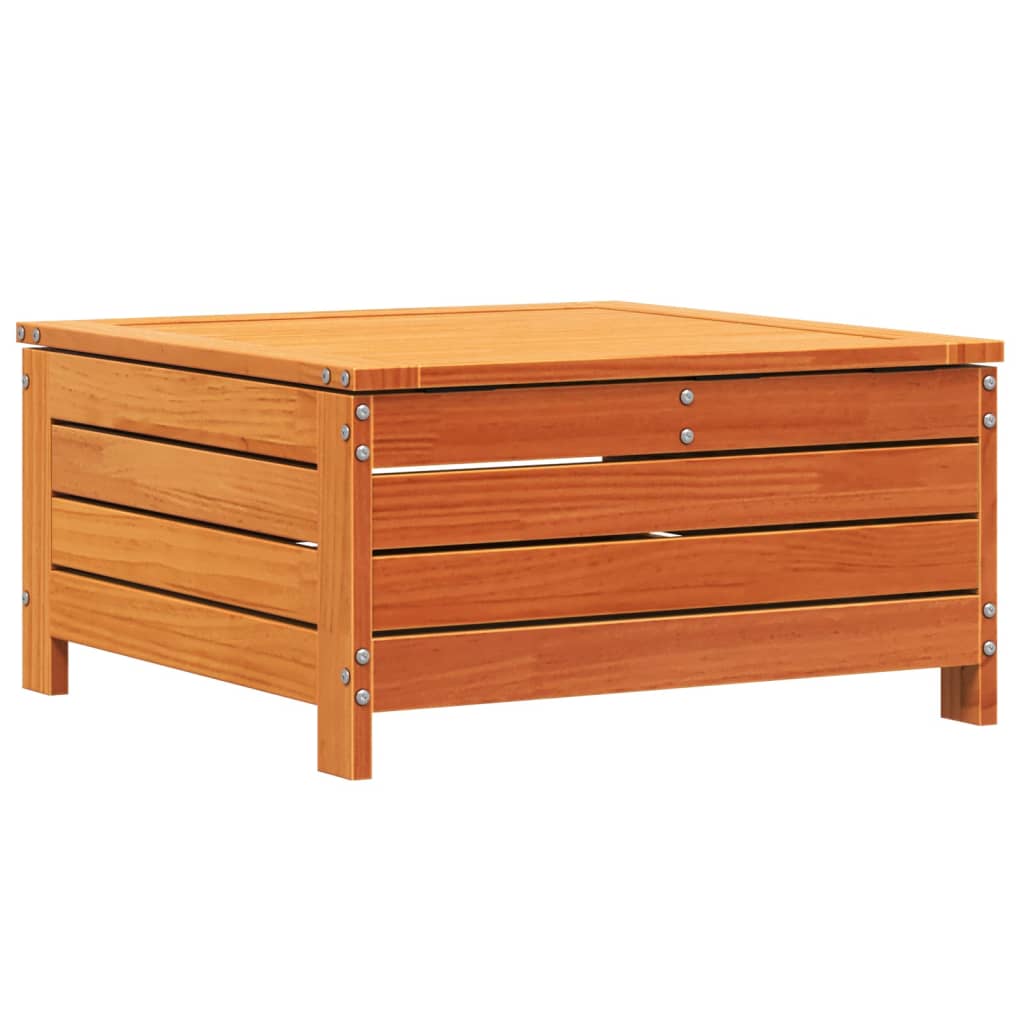 vidaXL Taburet de grădină, maro ceruit, 62x63,5x32 cm, lemn masiv pin vidaXL Taburet de grădină, maro ceruit, 62x63,5x32 cm, lemn masiv pin