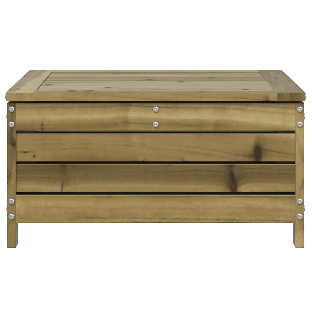 vidaXL Taburet de grădină, 62x63,5x32 cm, lemn de pin tratat