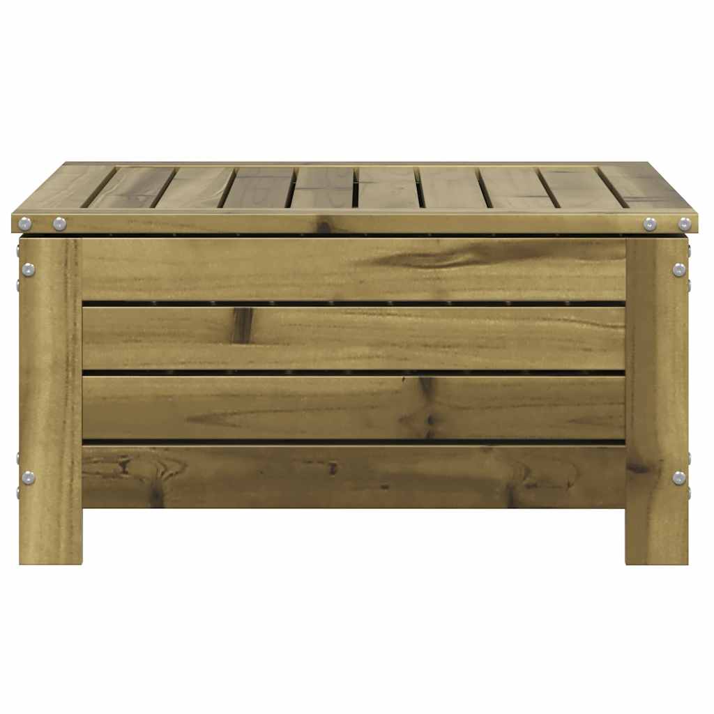 vidaXL Taburet de grădină, 62x63,5x32 cm, lemn de pin tratat