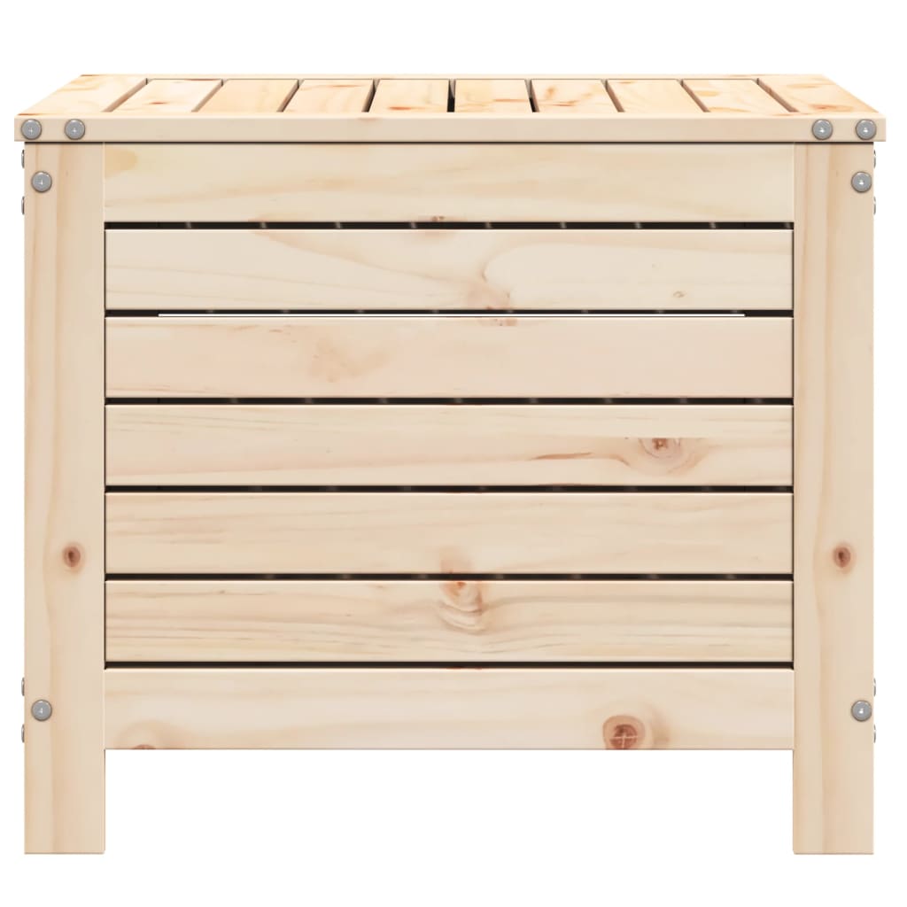vidaXL Taburet de grădină, 62x63,5x53,5 cm, lemn masiv de pin vidaXL Taburet de grădină, 62x63,5x53,5 cm, lemn masiv de pin