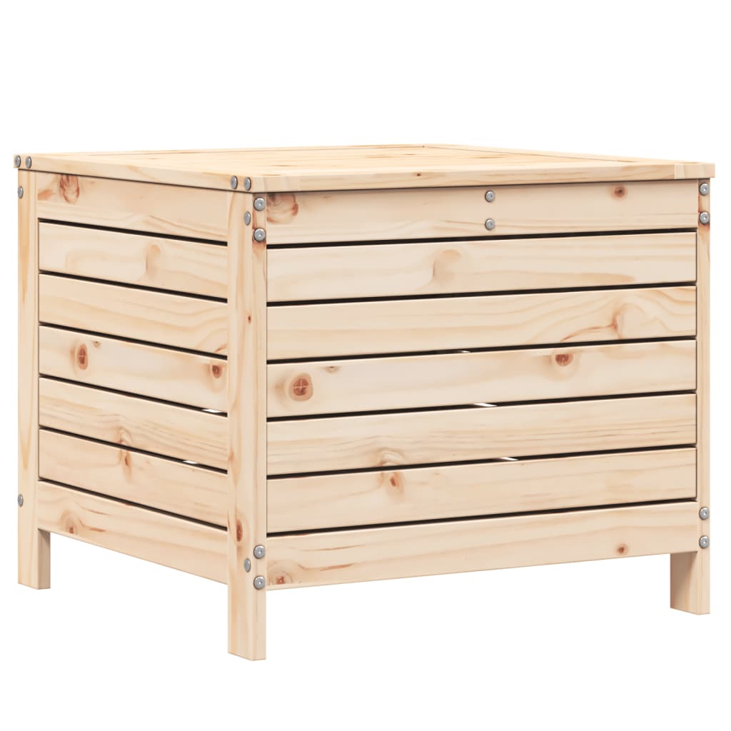 vidaXL Taburet de grădină, 62x63,5x53,5 cm, lemn masiv de pin vidaXL Taburet de grădină, 62x63,5x53,5 cm, lemn masiv de pin