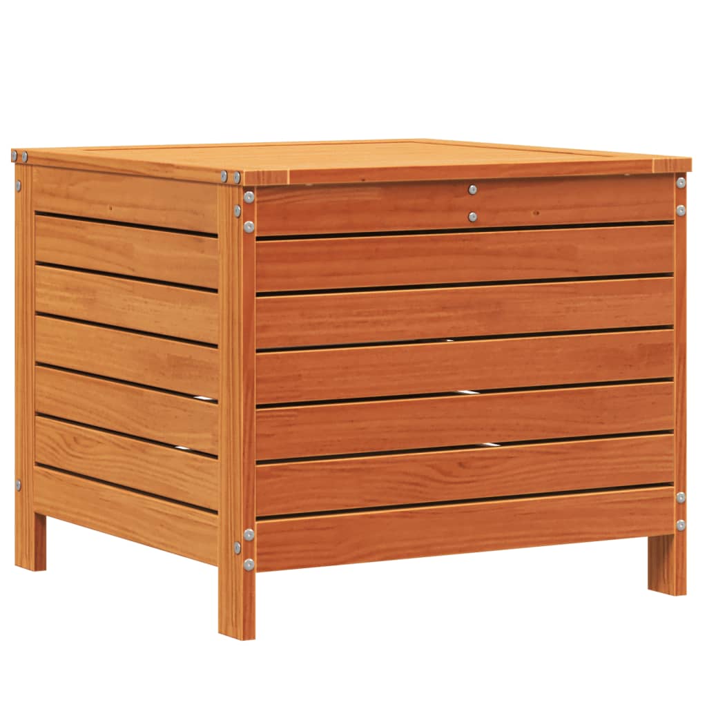vidaXL Taburet de grădină, maro ceruit, 62x63,5x53,5cm, lemn masiv pin vidaXL Taburet de grădină, maro ceruit, 62x63,5x53,5cm, lemn masiv pin