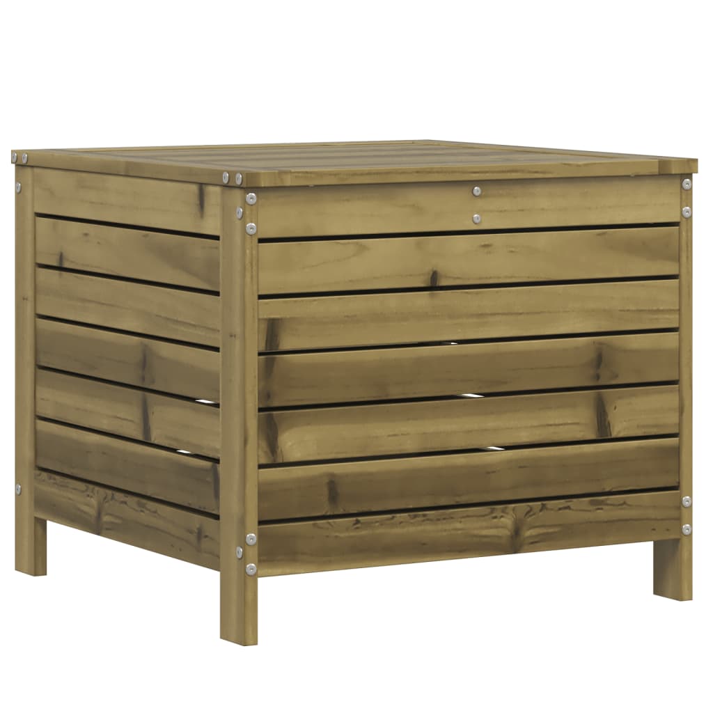vidaXL Taburet de grădină, 62x63,5x53,5 cm, lemn masiv de pin