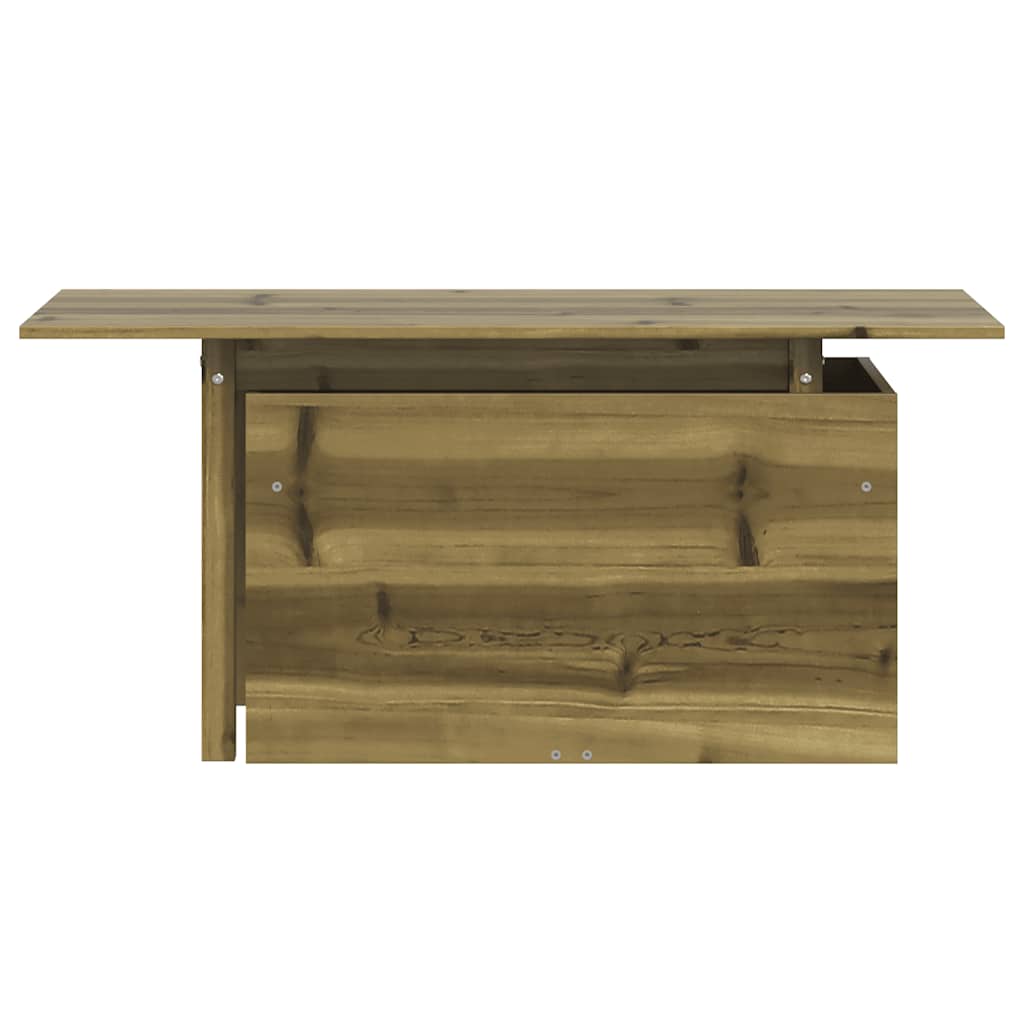 vidaXL Masă de grădină, 100x50x75 cm, lemn impregnat de pin vidaXL Masă de grădină, 100x50x75 cm, lemn impregnat de pin