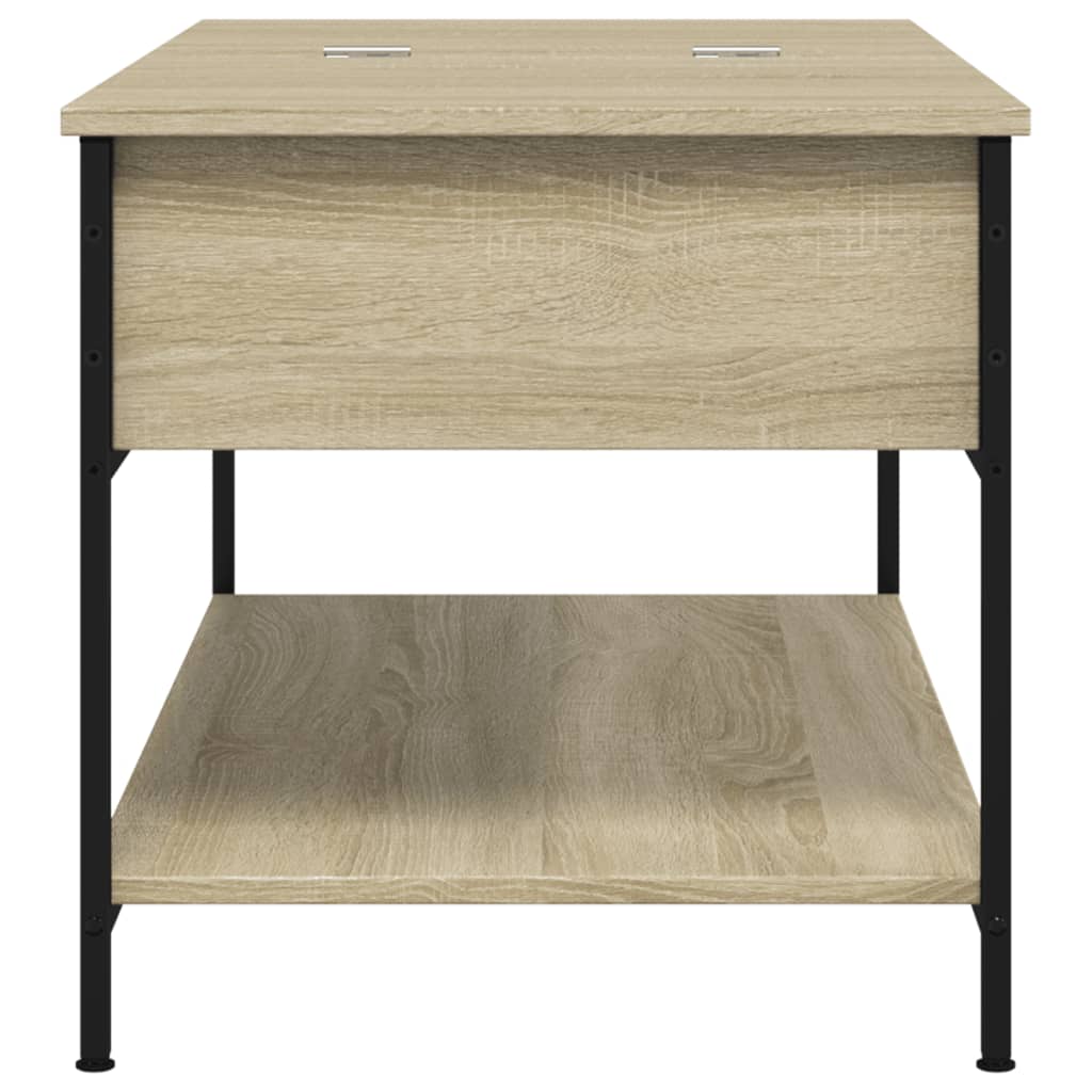 vidaXL Măsuță de cafea stejar sonoma 100x50x50 cm lemn prelucrat/metal vidaXL Măsuță de cafea stejar sonoma 100x50x50 cm lemn prelucrat/metal