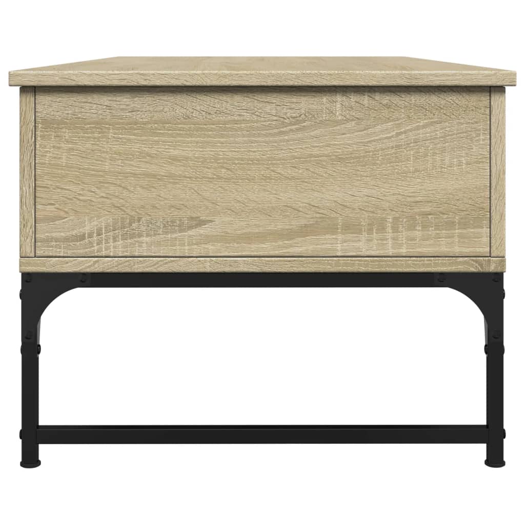 vidaXL Măsuță de cafea stejar sonoma 100x50x40 cm lemn prelucrat/metal vidaXL Măsuță de cafea stejar sonoma 100x50x40 cm lemn prelucrat/metal