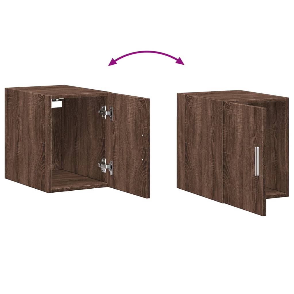 vidaXL Dulap de perete, stejar maro, 30x42,5x40 cm, lemn prelucrat