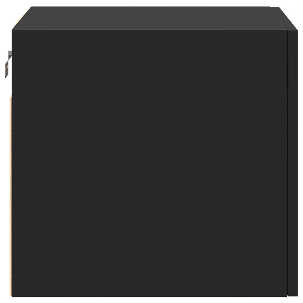 vidaXL Dulap de perete, negru, 45x42,5x40 cm, lemn prelucrat