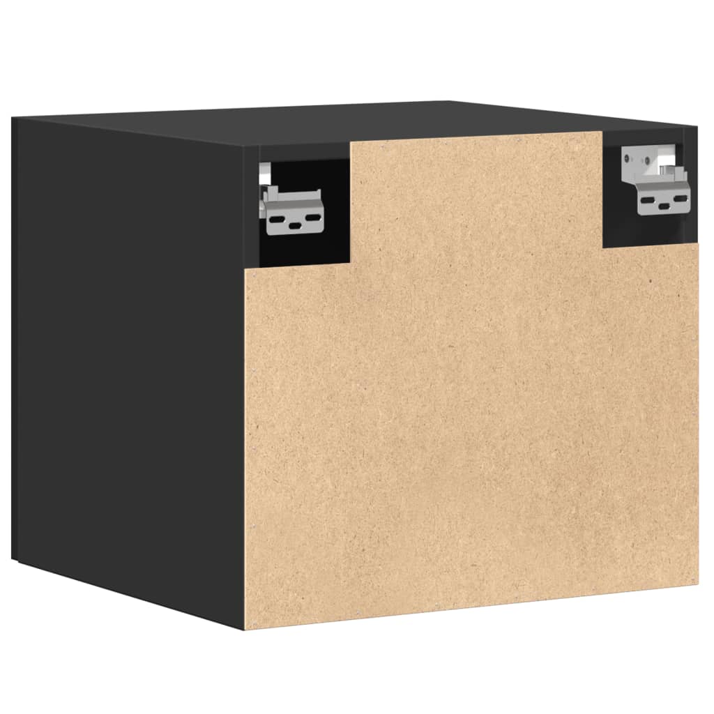 vidaXL Dulap de perete, negru, 45x42,5x40 cm, lemn prelucrat