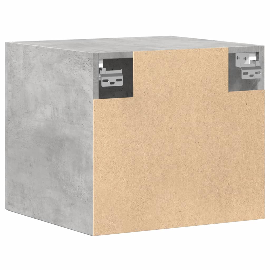 vidaXL Dulap de perete, gri beton, 45x42,5x40 cm, lemn prelucrat