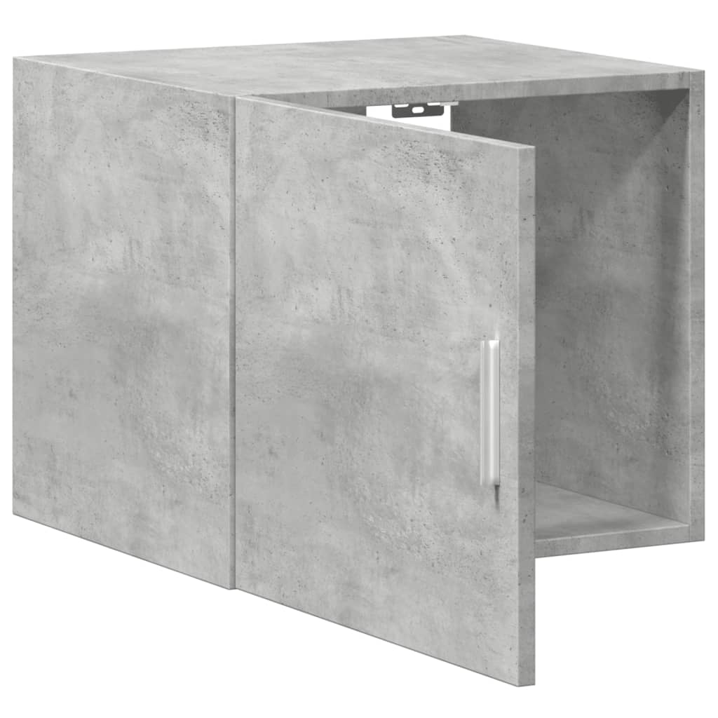 vidaXL Dulap de perete, gri beton, 45x42,5x40 cm, lemn prelucrat