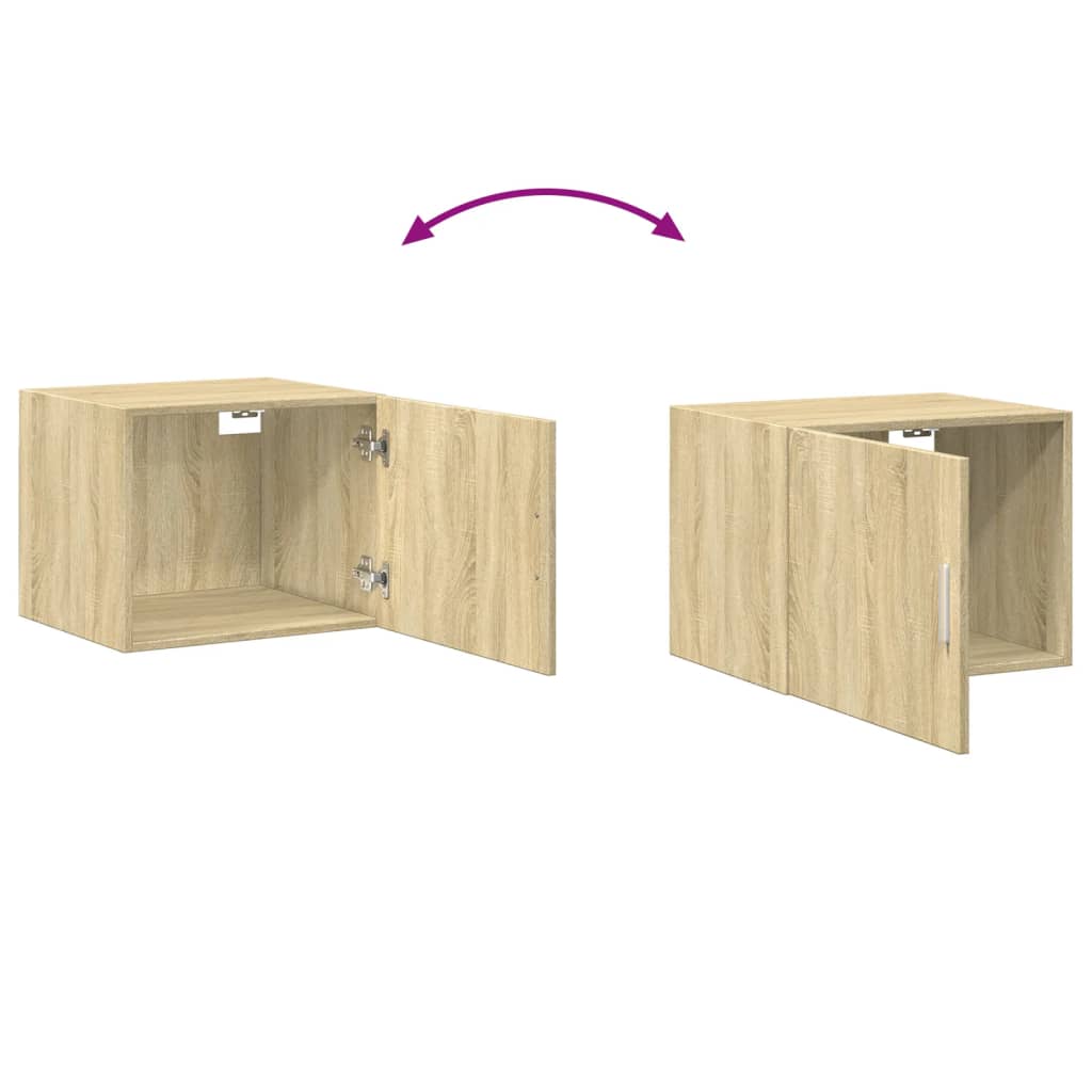 vidaXL Dulap de perete, stejar sonoma, 50x42,5x40 cm, lemn compozit