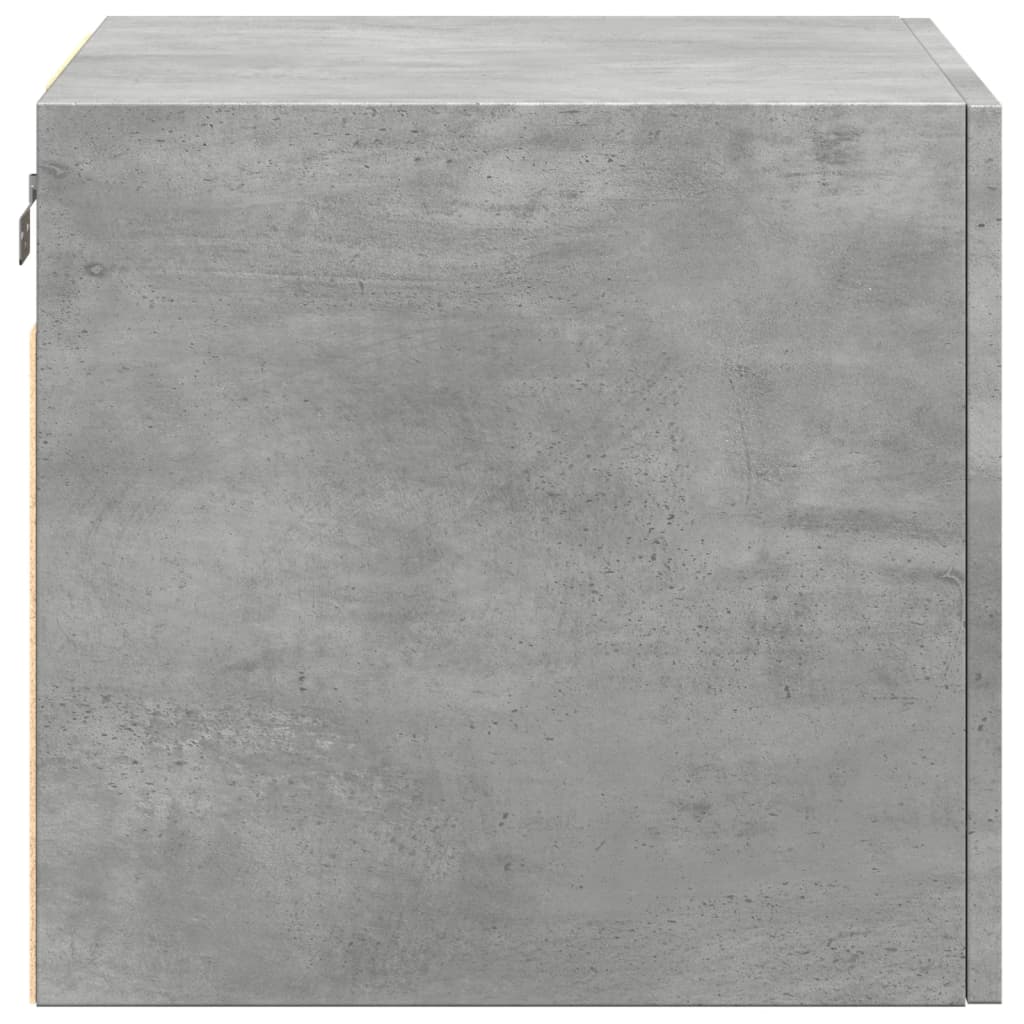 vidaXL Dulap de perete, gri beton, 50x42,5x40 cm, lemn prelucrat