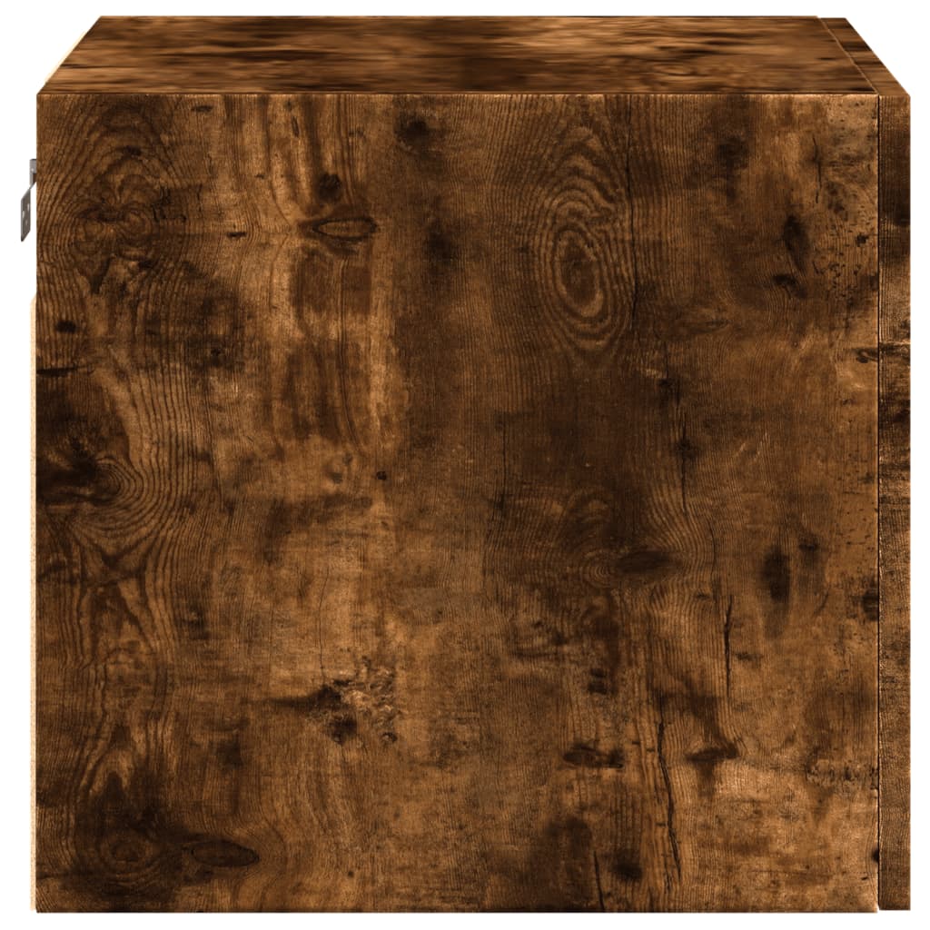 vidaXL Dulap de perete, stejar fumuriu, 50x42,5x40 cm, lemn compozit