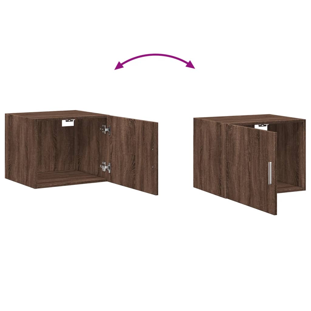 vidaXL Dulap de perete, stejar maro, 50x42,5x40 cm, lemn compozit