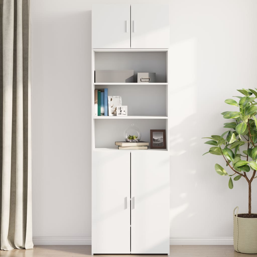 vidaXL Dulap de perete, alb, 70x42,5x40 cm, lemn compozit