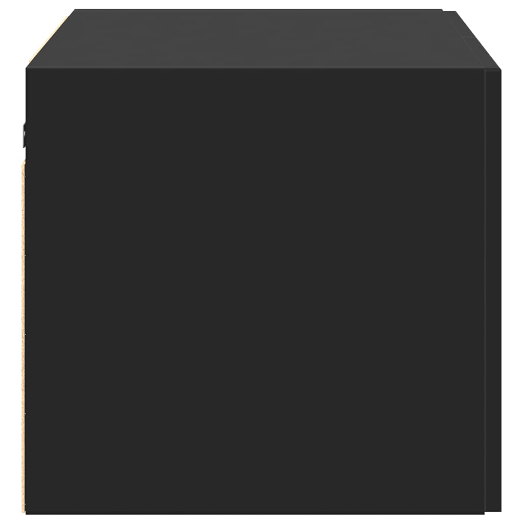 vidaXL Dulap de perete, negru, 70x42,5x40 cm, lemn compozit