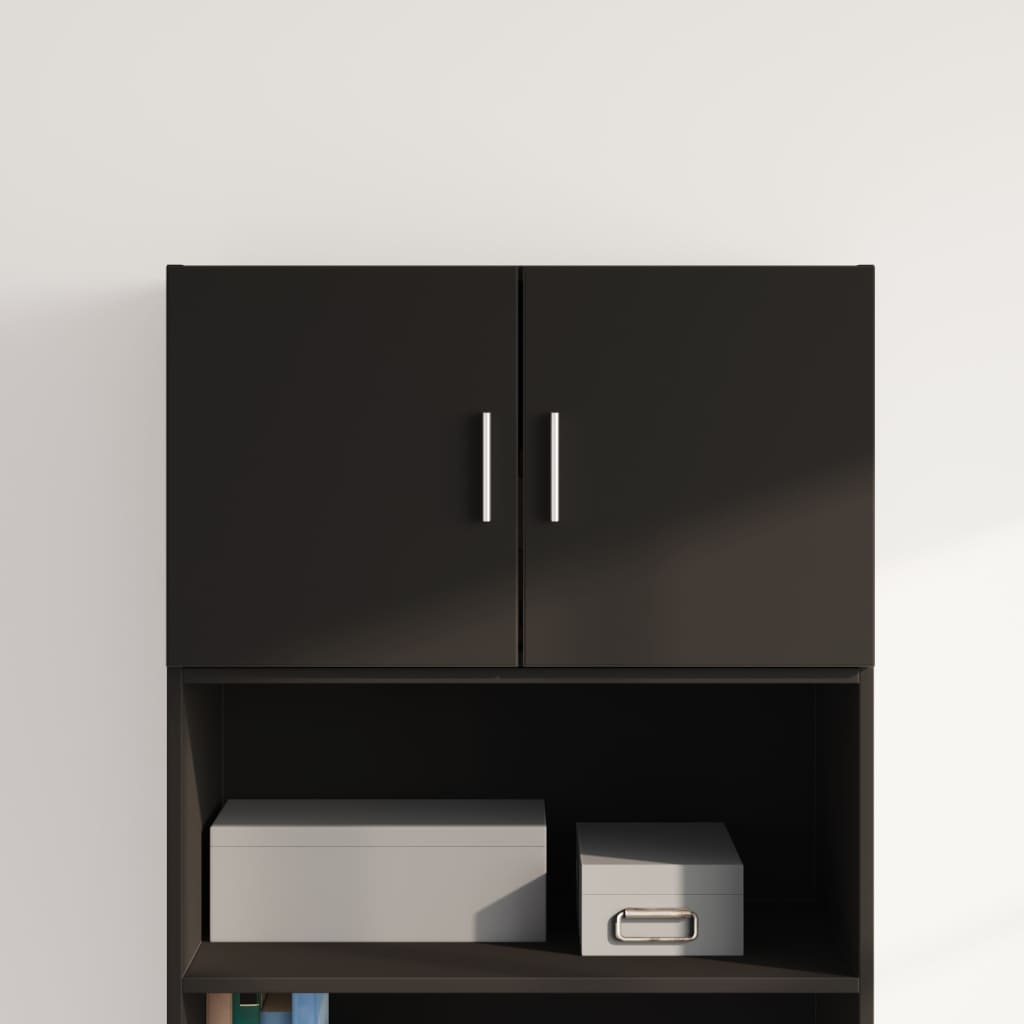 vidaXL Dulap de perete, negru, 70x42,5x40 cm, lemn compozit