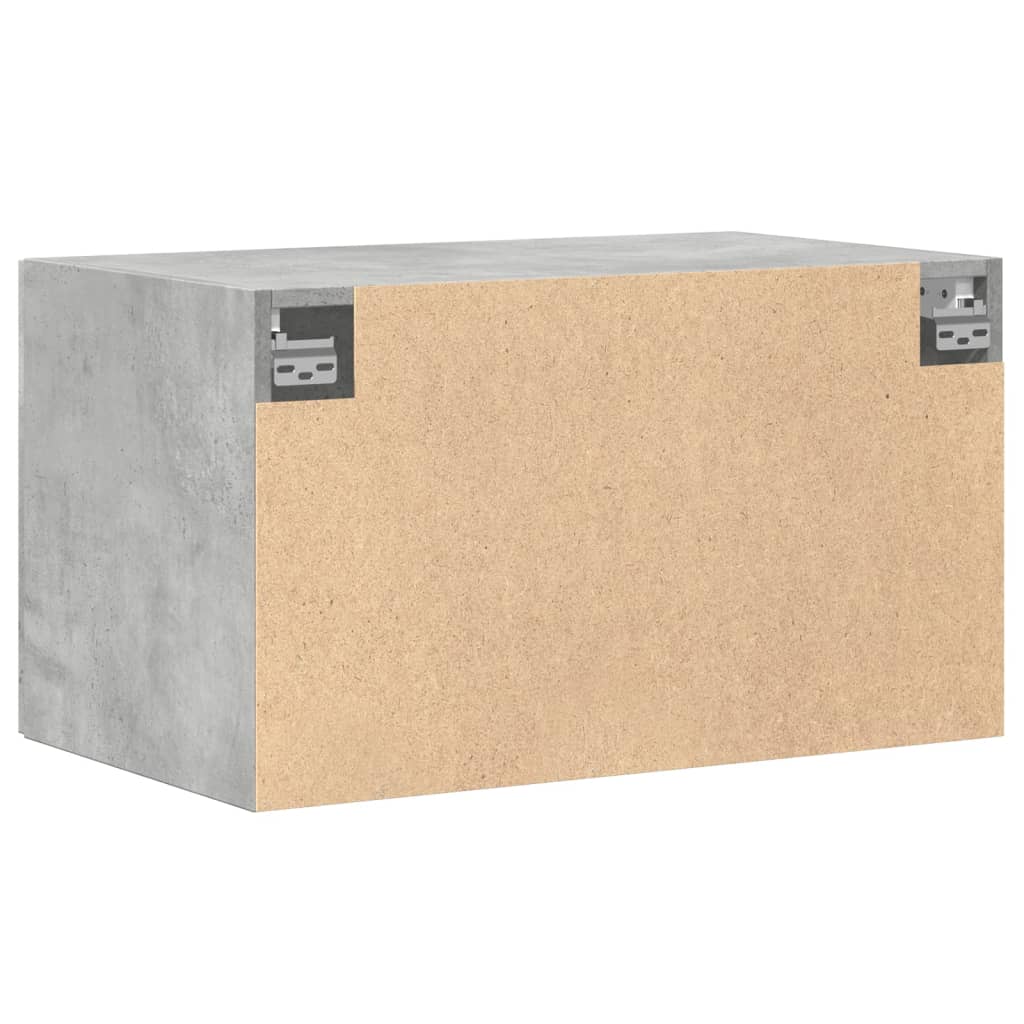 vidaXL Dulap de perete, gri beton, 70x42,5x40 cm, lemn prelucrat