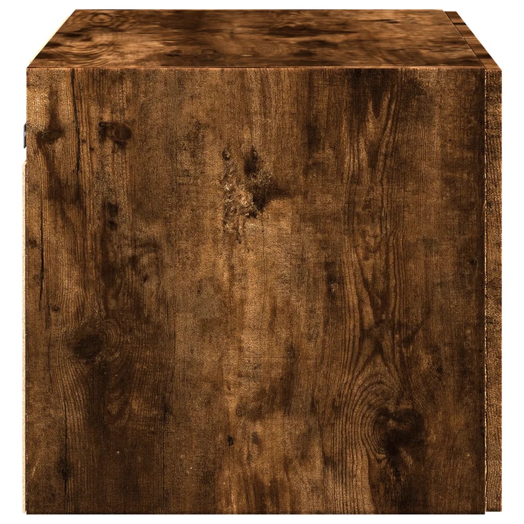 vidaXL Dulap de perete, stejar fumuriu, 70x42,5x40 cm, lemn compozit