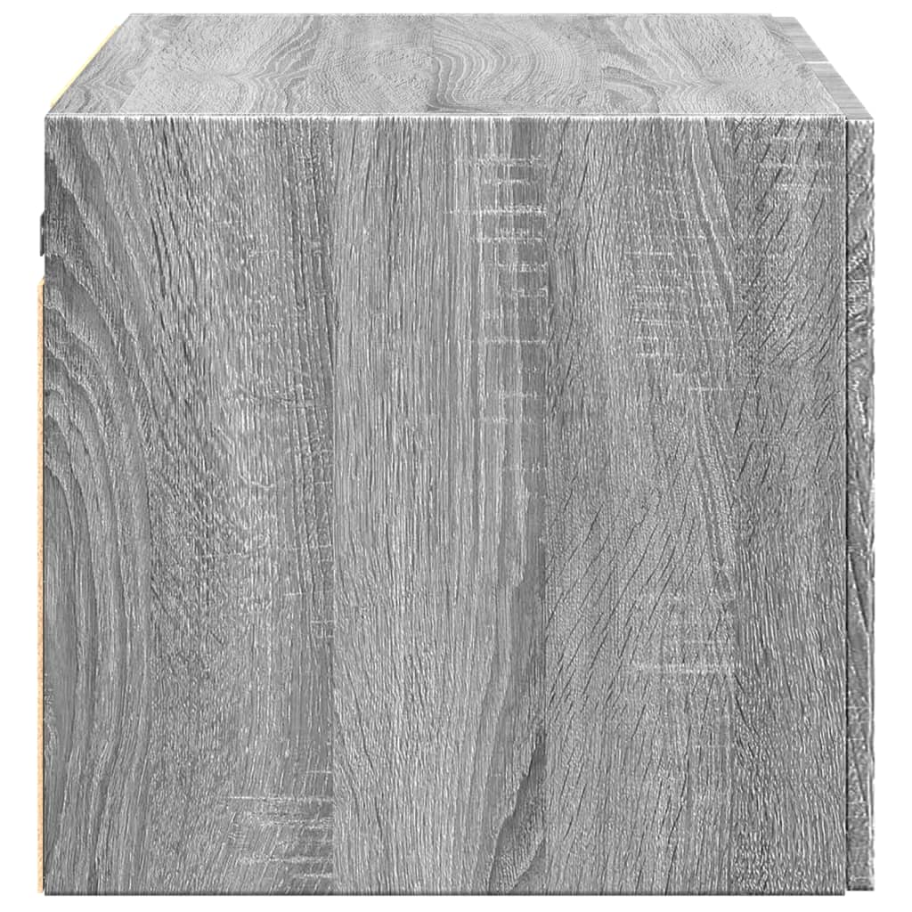 vidaXL Dulap de perete, gri sonoma, 70x42,5x40 cm, lemn compozit