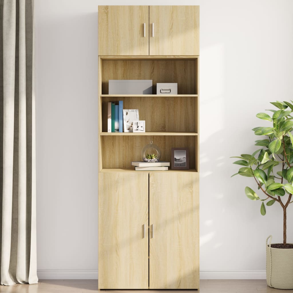 vidaXL Dulap de perete, stejar sonoma, 80x42,5x40 cm, lemn compozit