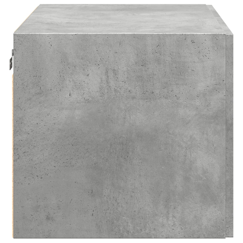 vidaXL Dulap de perete, gri beton, 80x42,5x40 cm, lemn prelucrat