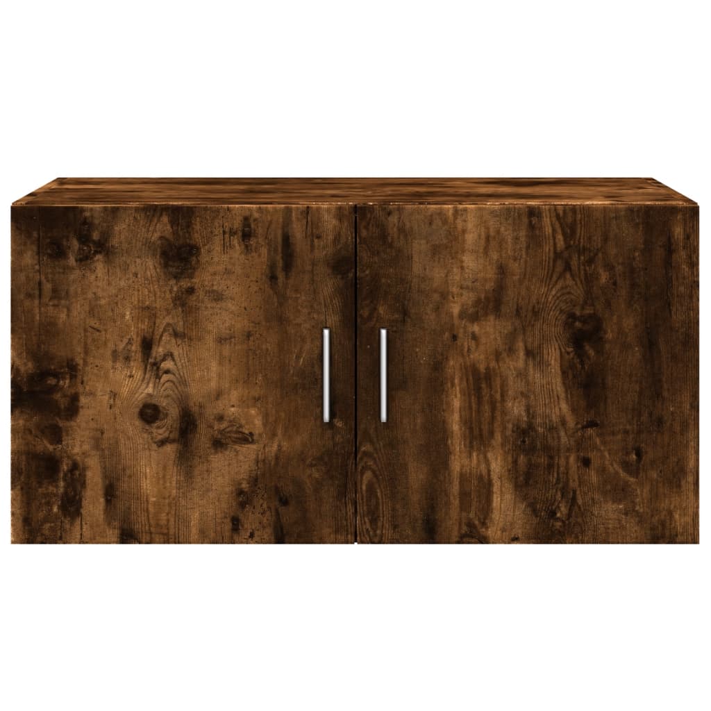 vidaXL Dulap de perete, stejar fumuriu, 80x42,5x40 cm, lemn compozit