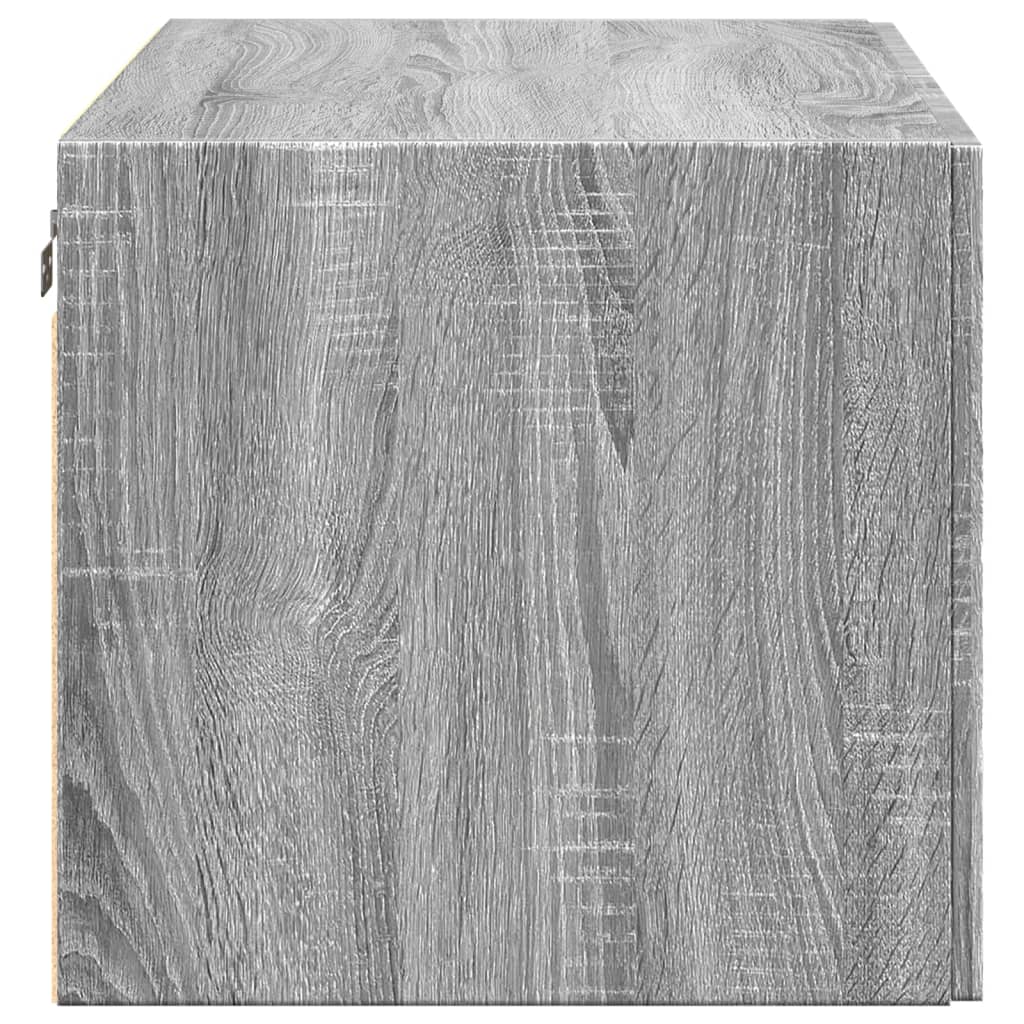 vidaXL Dulap de perete, gri sonoma, 80x42,5x40 cm, lemn compozit