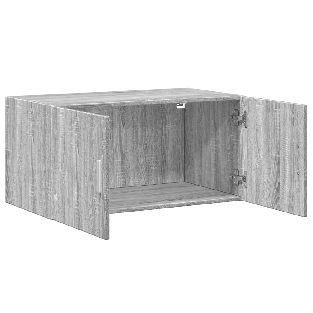 vidaXL Dulap de perete, gri sonoma, 80x42,5x40 cm, lemn compozit