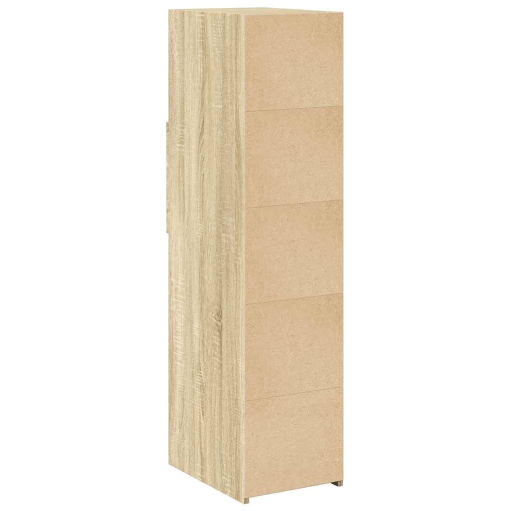 vidaXL Dulap înalt, stejar sonoma, 30x42,5x124 cm, lemn prelucrat vidaXL Dulap înalt, stejar sonoma, 30x42,5x124 cm, lemn prelucrat