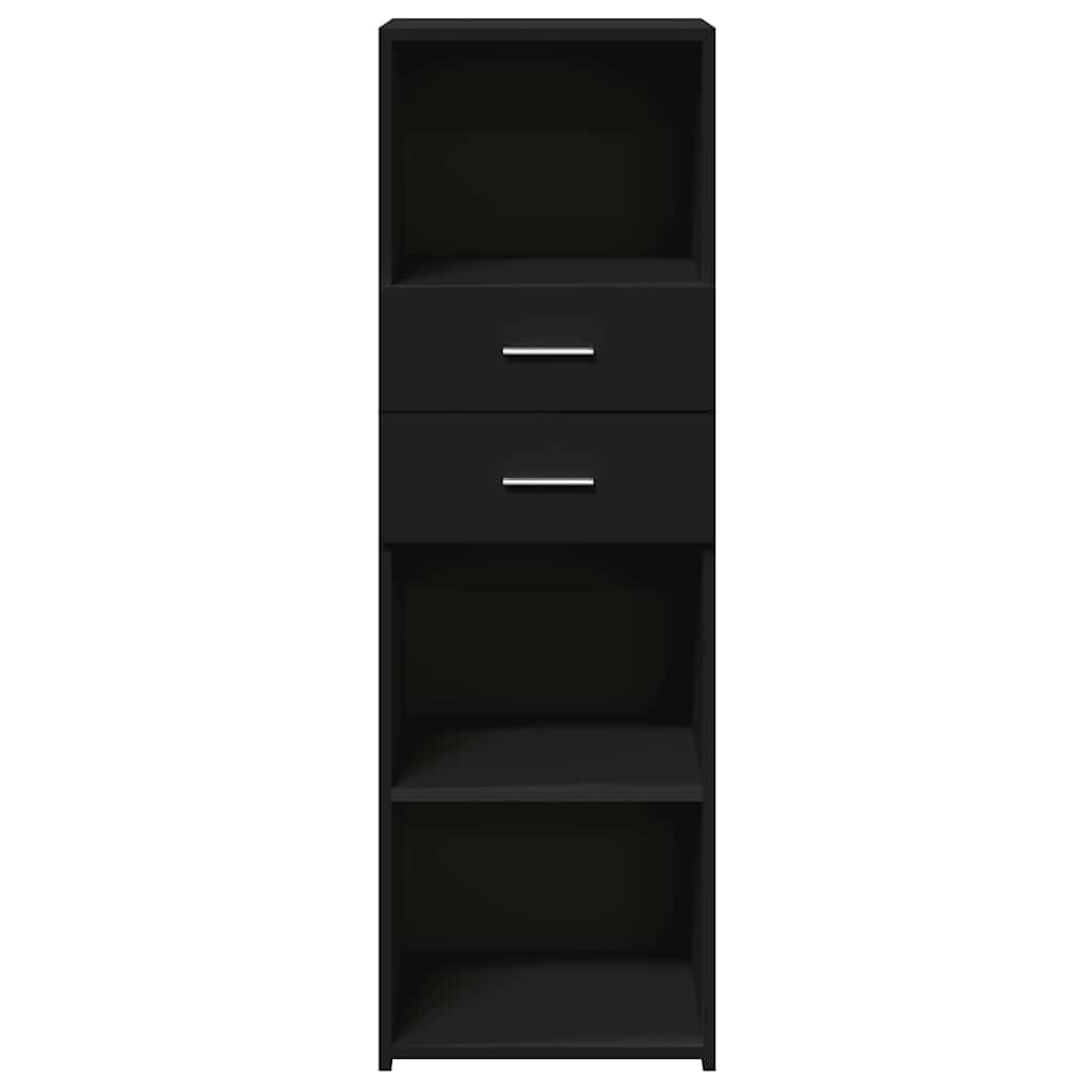 vidaXL Dulap înalt, negru, 40x42,5x124 cm, lemn prelucrat
