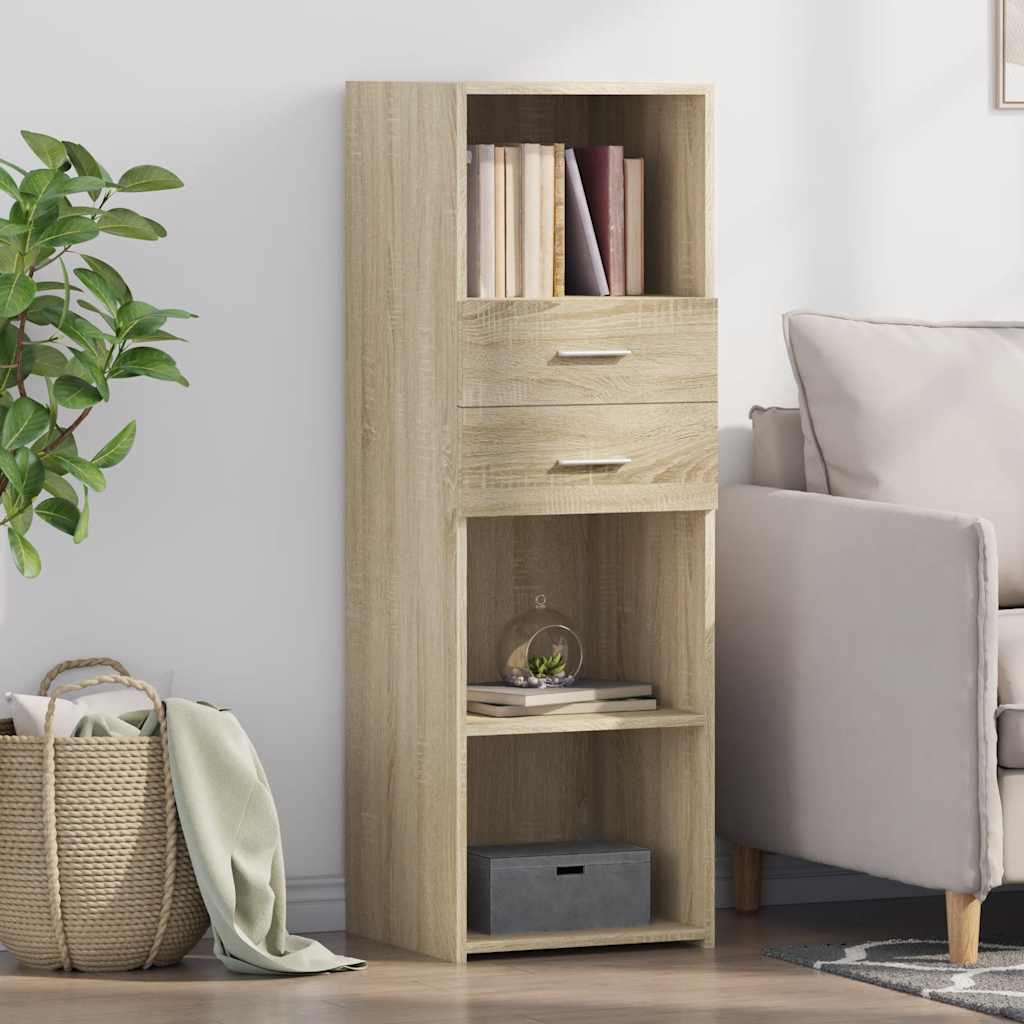 vidaXL Dulap înalt, stejar sonoma, 40x42,5x124 cm, lemn prelucrat vidaXL Dulap înalt, stejar sonoma, 40x42,5x124 cm, lemn prelucrat