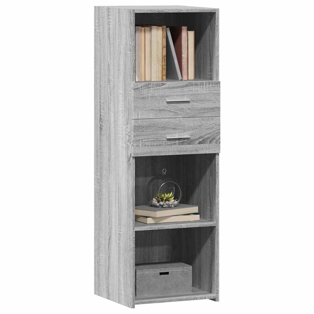 vidaXL Dulap înalt, gri sonoma, 40x42,5x124 cm, lemn prelucrat