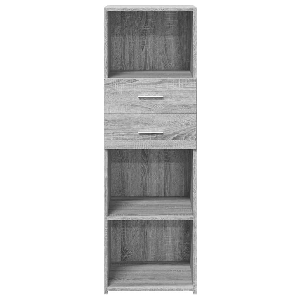 vidaXL Dulap înalt, gri sonoma, 40x42,5x124 cm, lemn prelucrat