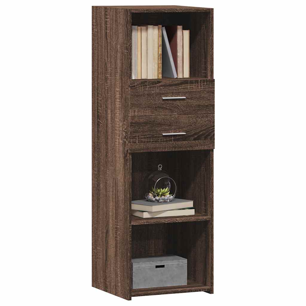 vidaXL Dulap înalt, stejar maro, 40x42,5x124 cm, lemn prelucrat