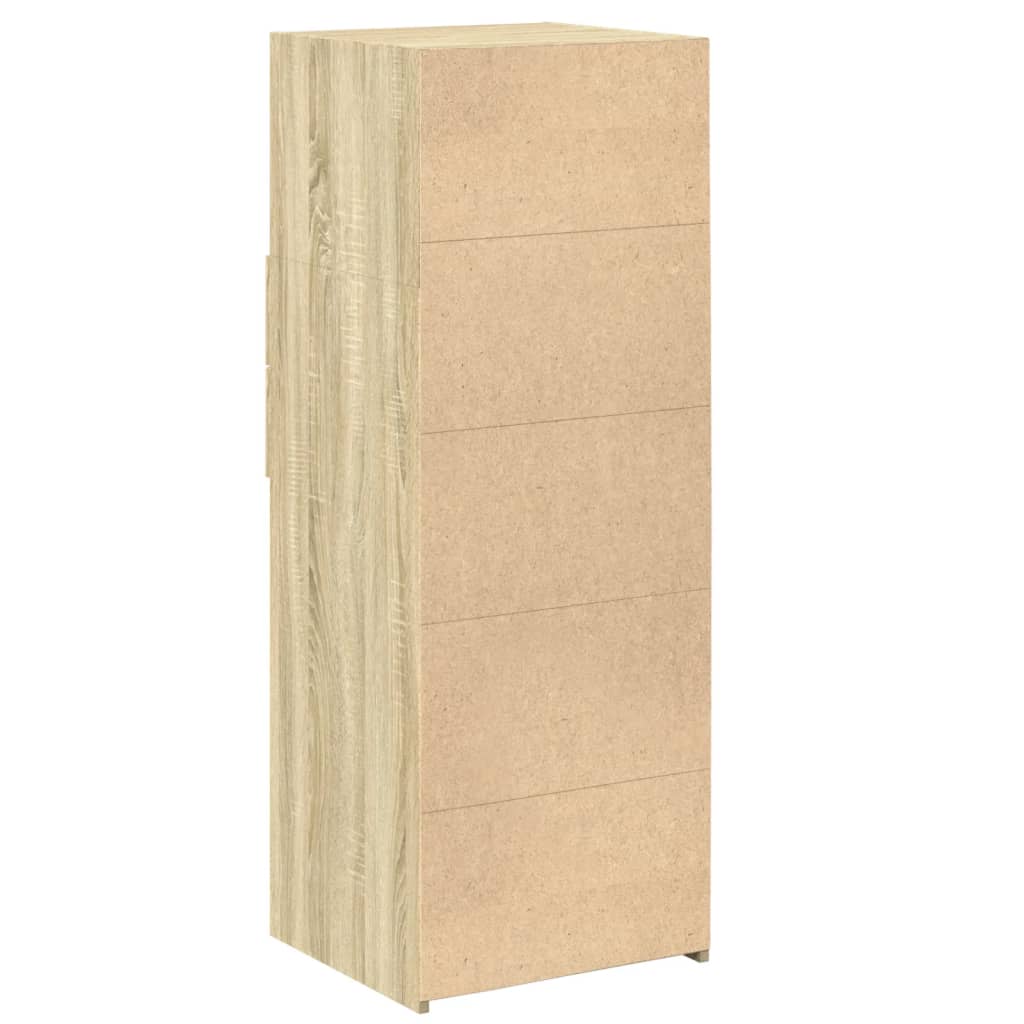 vidaXL Dulap înalt, stejar sonoma, 45x42,5x124 cm, lemn prelucrat