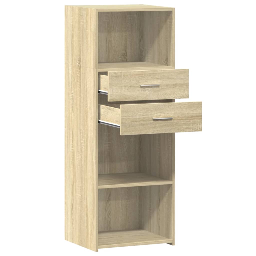 vidaXL Dulap înalt, stejar sonoma, 45x42,5x124 cm, lemn prelucrat