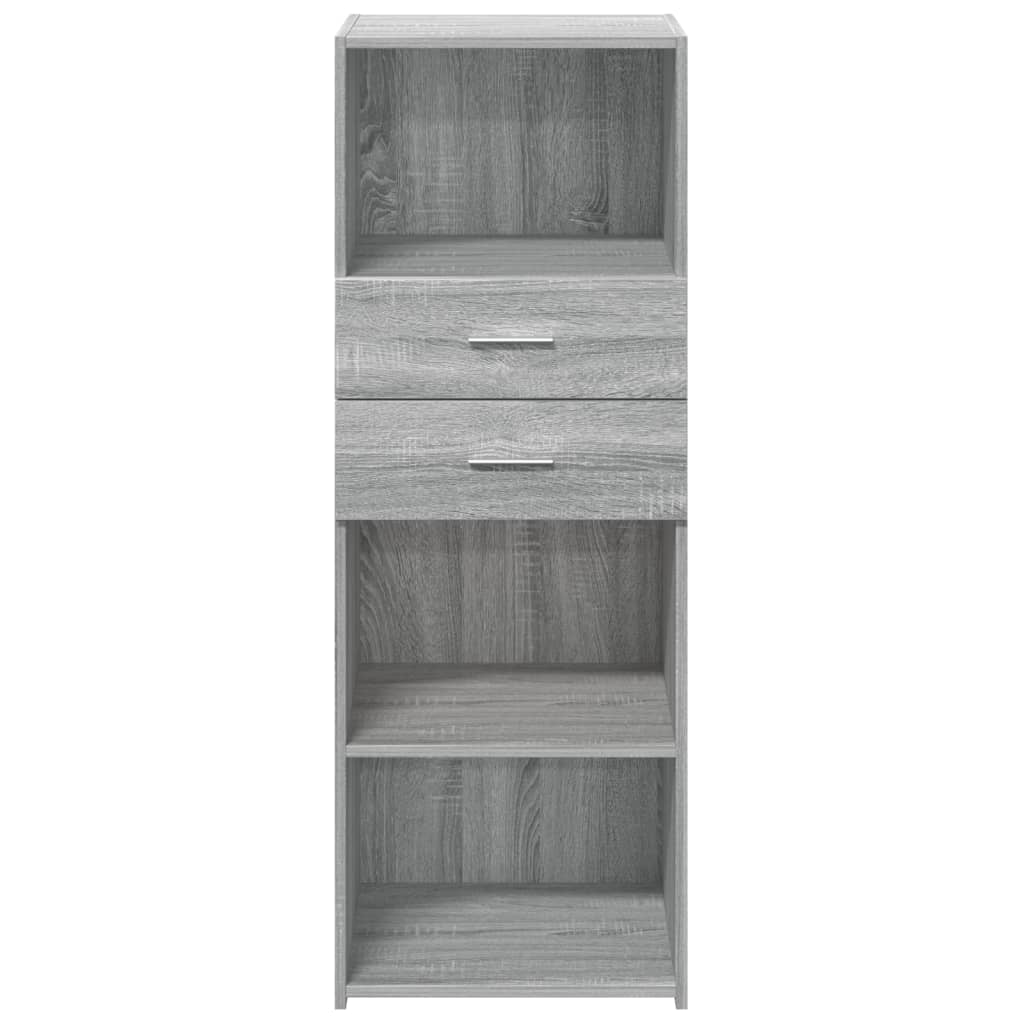 vidaXL Dulap înalt, sonoma gri, 45x42,5x124 cm, lemn prelucrat