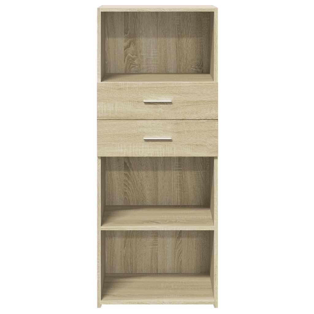 vidaXL Dulap înalt, stejar sonoma, 50x42,5x124 cm, lemn prelucrat vidaXL Dulap înalt, stejar sonoma, 50x42,5x124 cm, lemn prelucrat