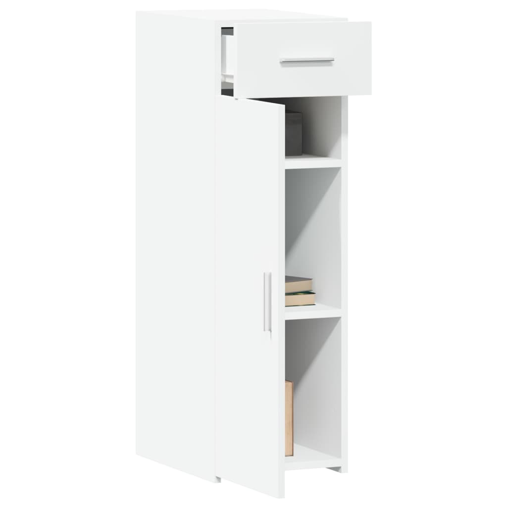 vidaXL Dulap, alb, 30x42,5x93 cm, lemn prelucrat