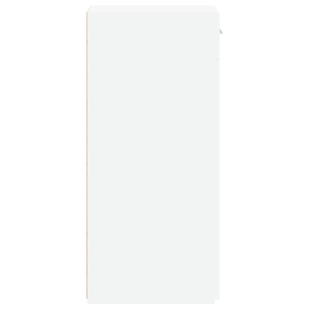 vidaXL Dulap, alb, 30x42,5x93 cm, lemn prelucrat