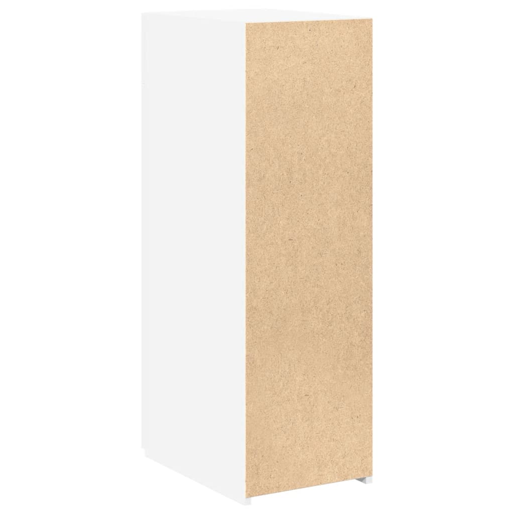 vidaXL Dulap, alb, 30x42,5x93 cm, lemn prelucrat